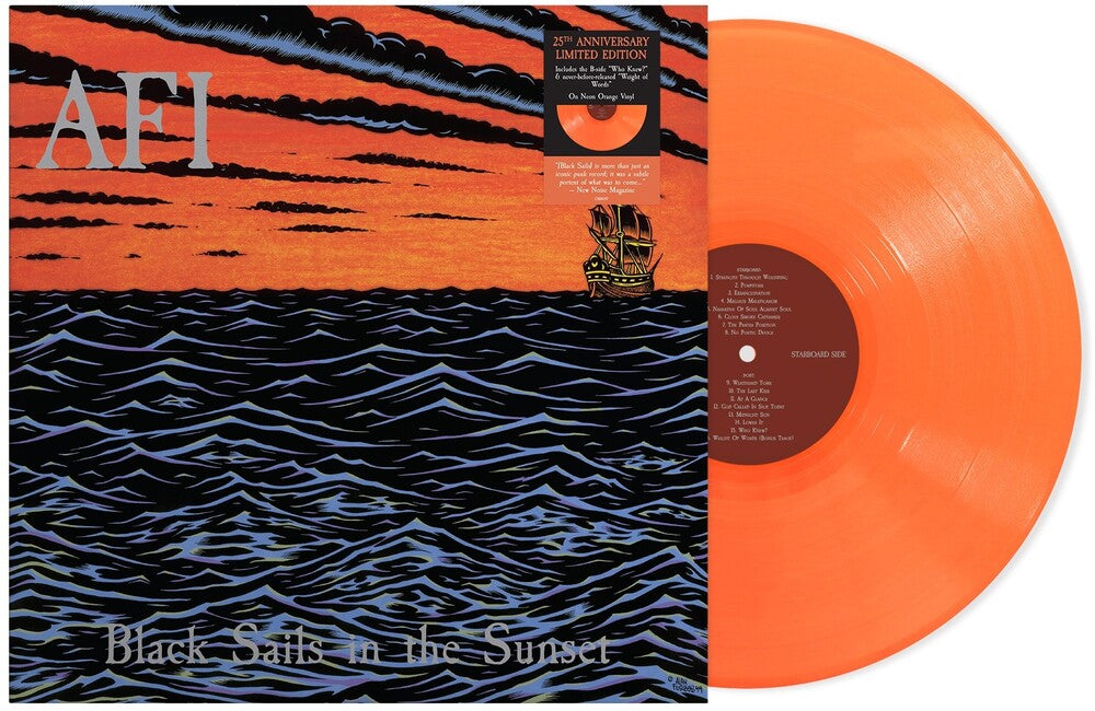the album cover for AFI - Black Sails In The Sunset (25th Anniversary Ed)