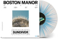 the album cover for Boston Manor - Sundiver - White Sky Blue Grey Splatter [Colored Vinyl]