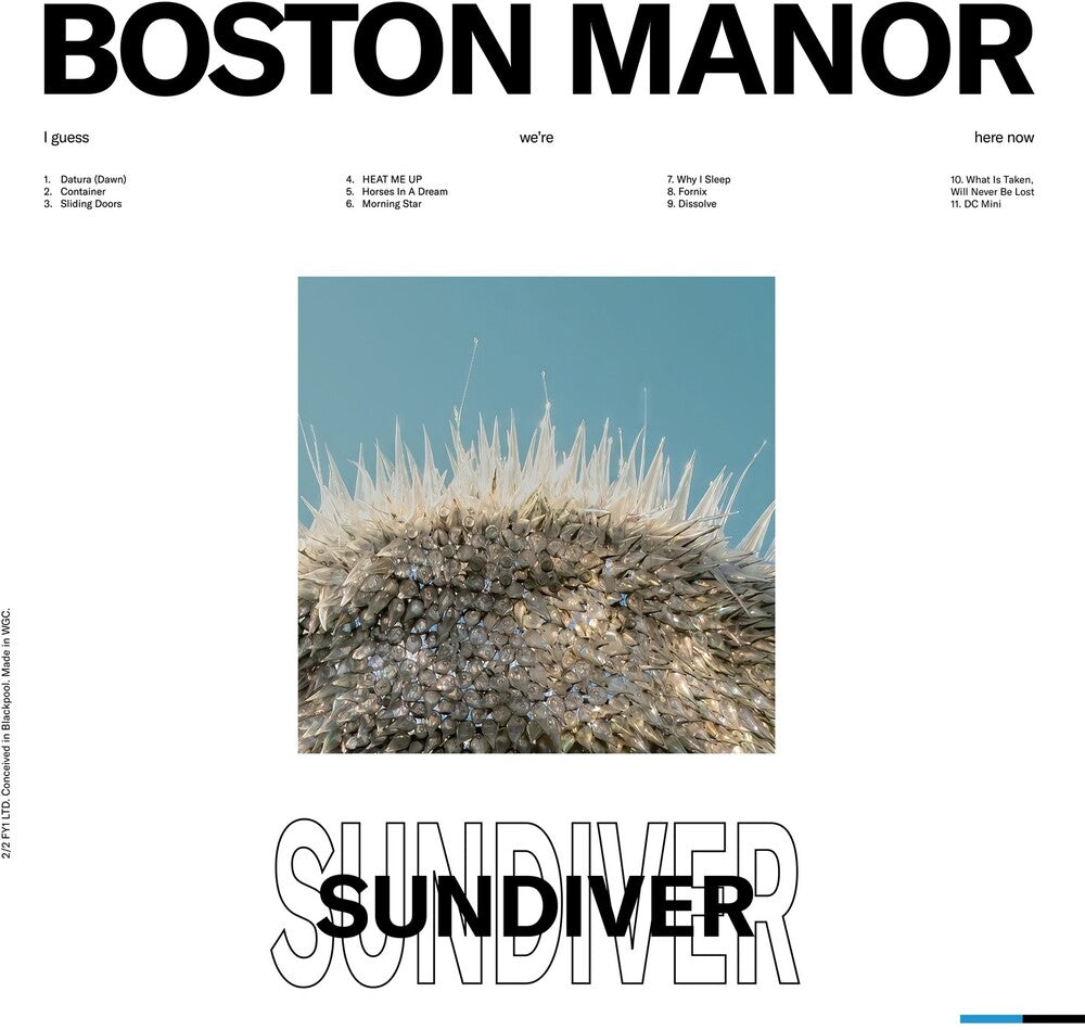 the album cover for Boston Manor - Sundiver