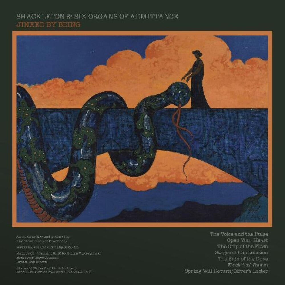 the album cover for Shackleton & Six Organs Of Admittance - Jinxed By Being