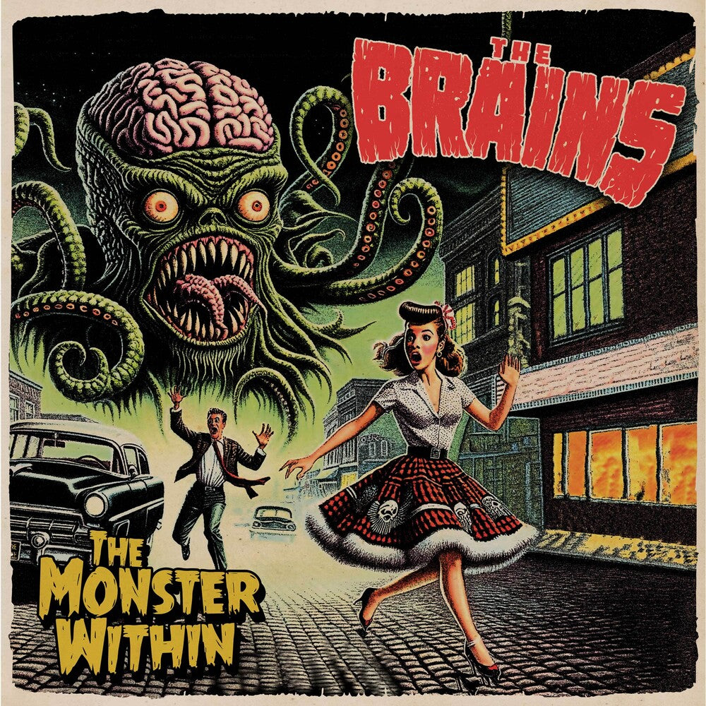 the album cover for Brains - Monster Within [Digipak] [Reissue]