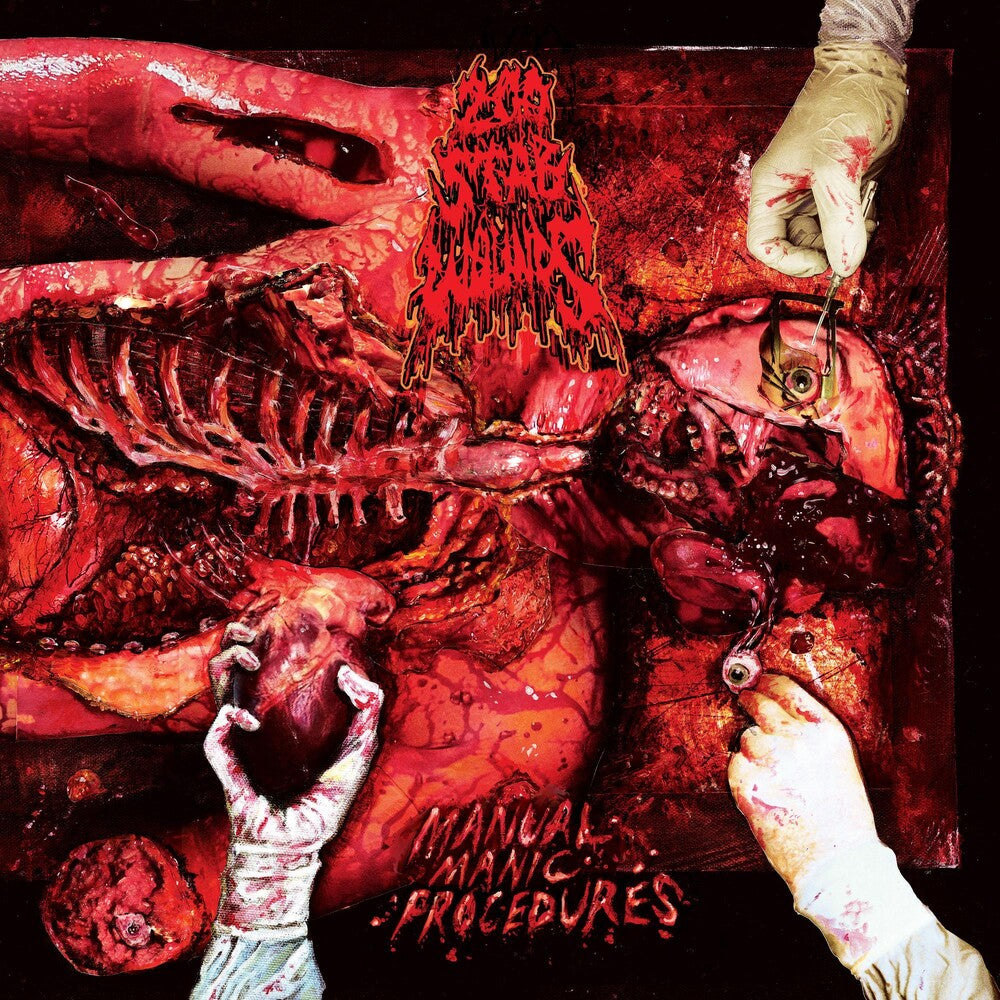 the album cover for 200 Stab Wounds - Manual Manic Procedures [Indie Exclusive Disfigured Face LP]