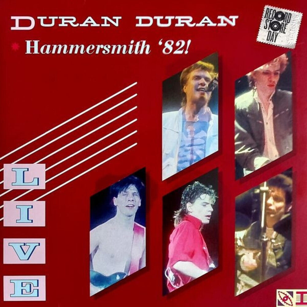 the album cover for Duran Duran - Live at Hammersmith '82 [RSD Black Friday 2022]