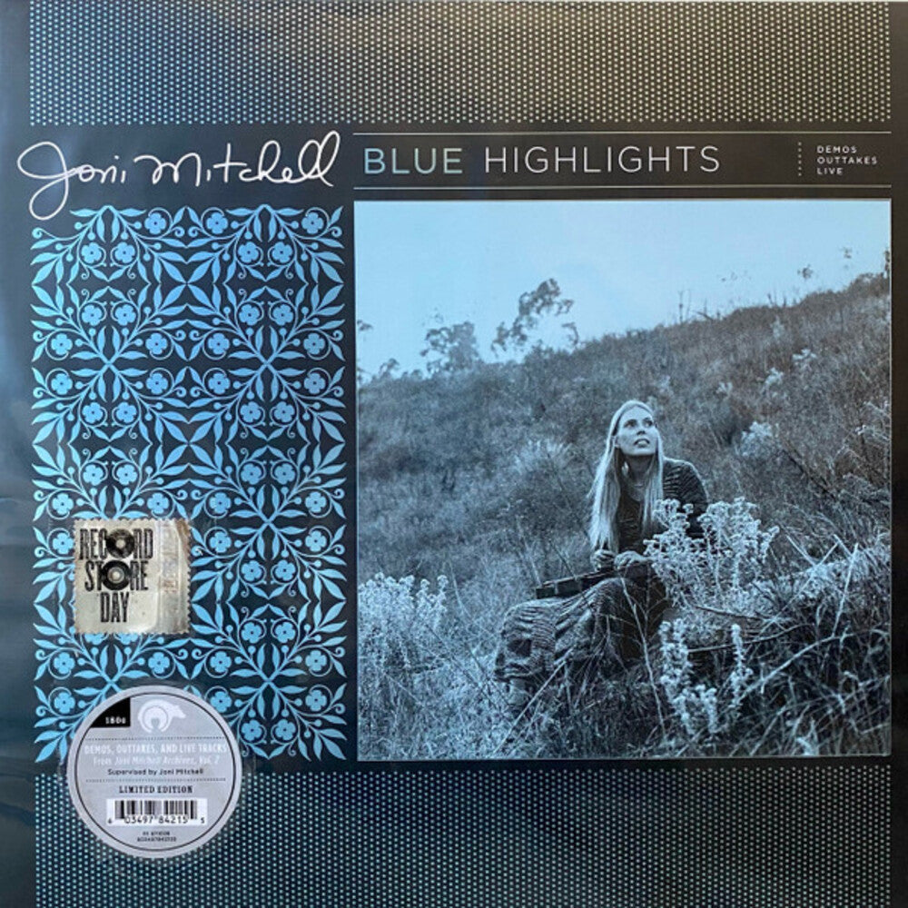 the album cover for Joni Mitchell - Blue Highlights [RSD 2022]