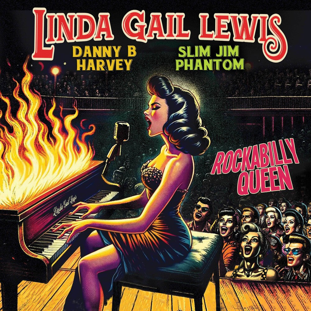 the album cover for Linda Lewis  Gail - Rockabilly Queen (Bonus Tracks) [Digipak]