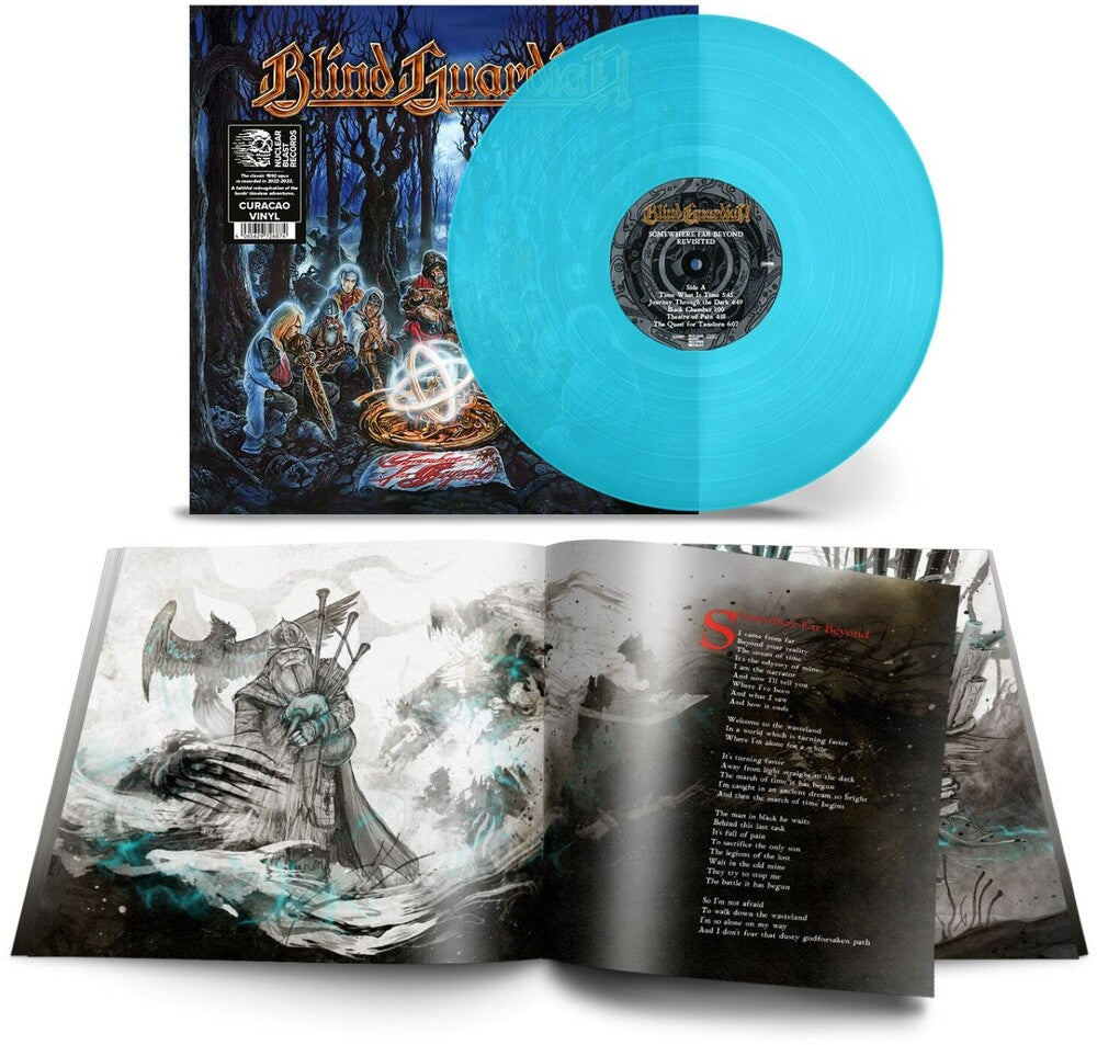 the album cover for Blind Guardian - Somewhere Far Beyond Revisited - Blue (W/Book)