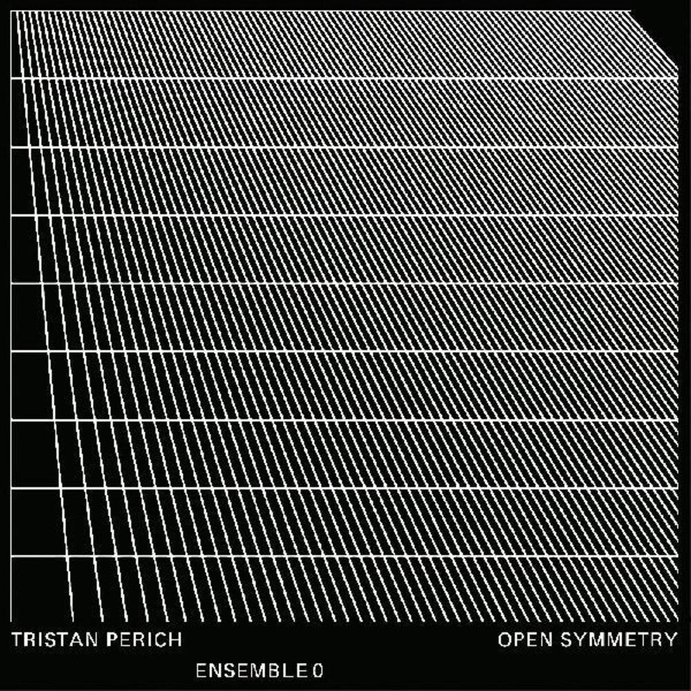 the album cover for Tristan Perich  / Ensemble 0 - Open Symmetry [Clear Vinyl] [Download Included]