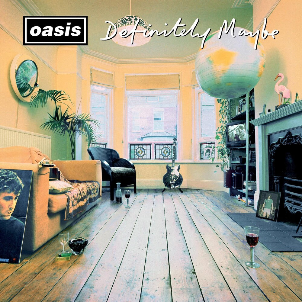 the album cover for Oasis - Definitely Maybe (30th Anniversary Edition) [Deluxe 4 LP]