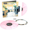the album cover for Oasis - Definitely Maybe (30th Anniversary Edition) [ Pink &amp; White LP]
