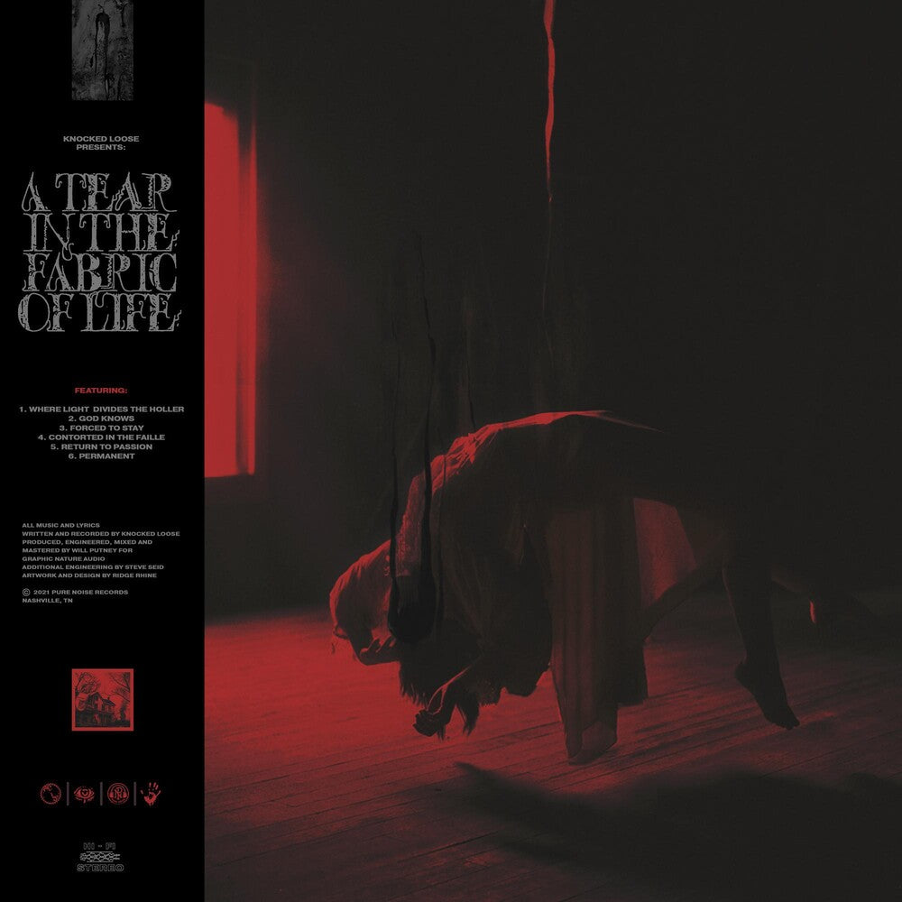 the album cover for Knocked Loose - Tear In The Fabric Of Life