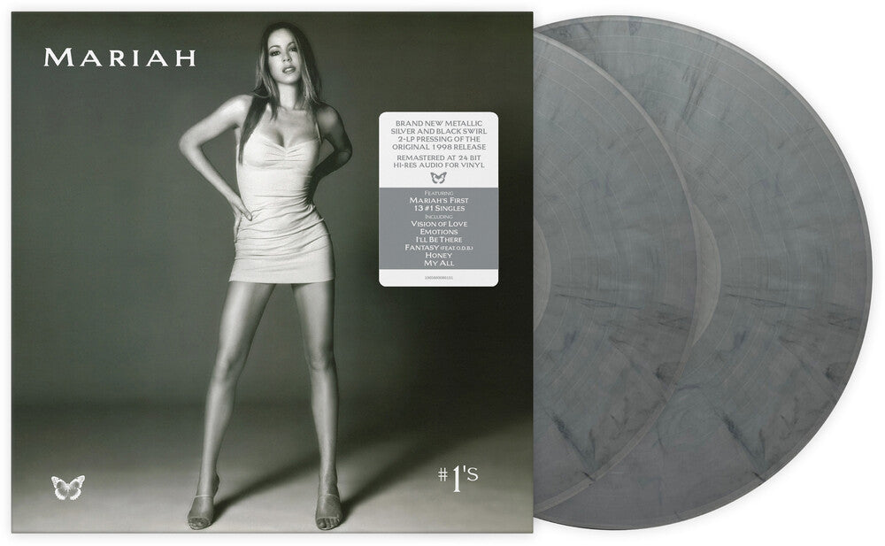 the album cover for Mariah Carey - #1's (Blk) (Bonus Tracks) [Colored Vinyl] (Slv)