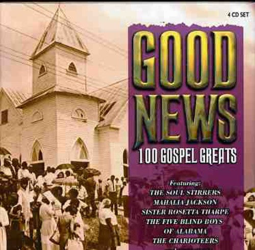 the album cover for Good News 100 Gospel Greatest - Good News: 100 Gospel Greats / Various