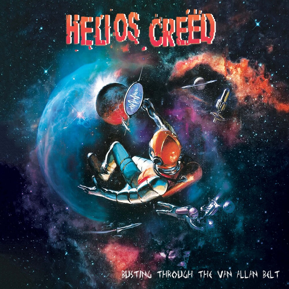 the album cover for Helios Creed - Busting Through The Van Allan Belt [Digipak] [Reissue]