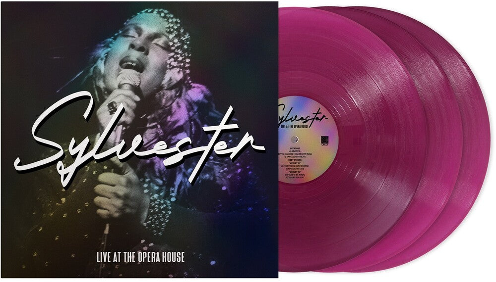 the album cover for Sylvester - Live At The Opera House (The Complete Recordings) [Purple 3 LP]