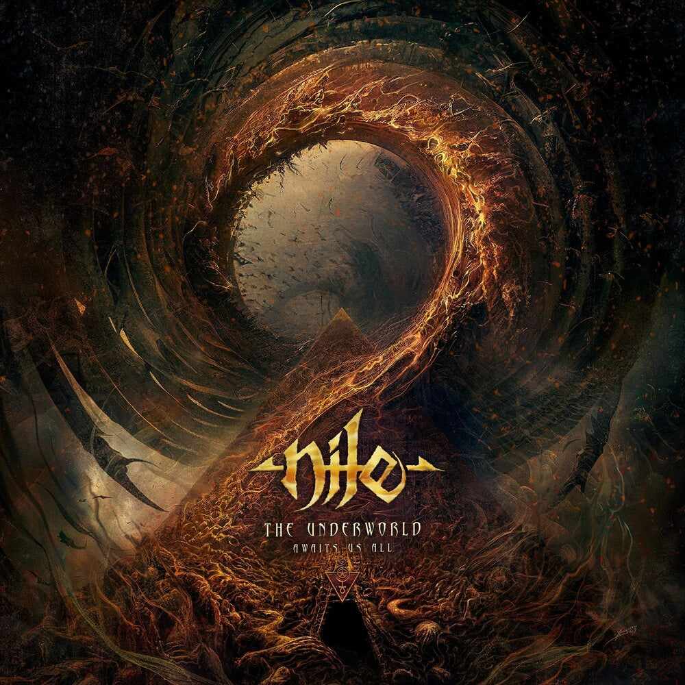 the album cover for Nile - The Underworld Awaits Us All [Indie Exclusive CLEAR]