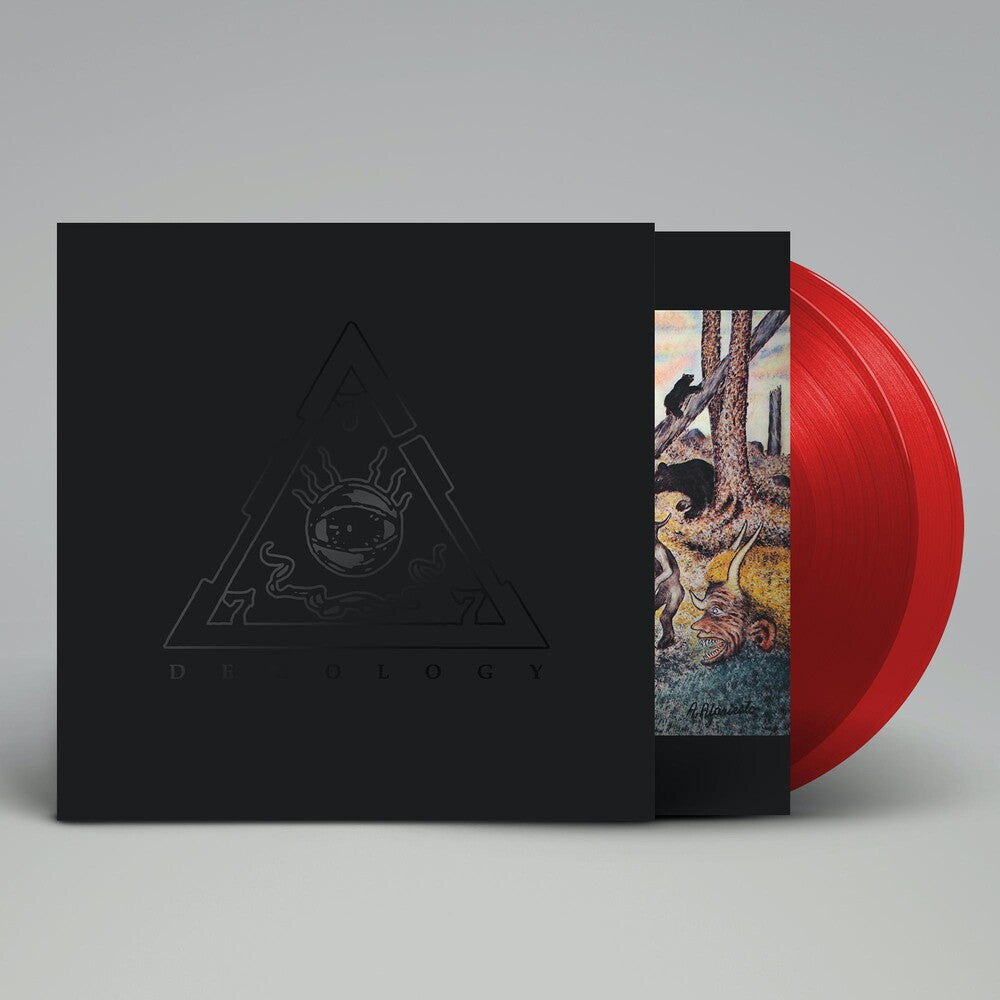 the album cover for Unholy - Demology [Clear Vinyl] (Red)