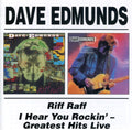 the album cover for Dave Edmunds - Riff Raff/I Hear You Rockin' [Import]