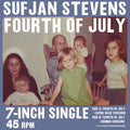 the album cover for Sufjan Stevens - Fourth Of July - Red [Clear Vinyl] (Red)