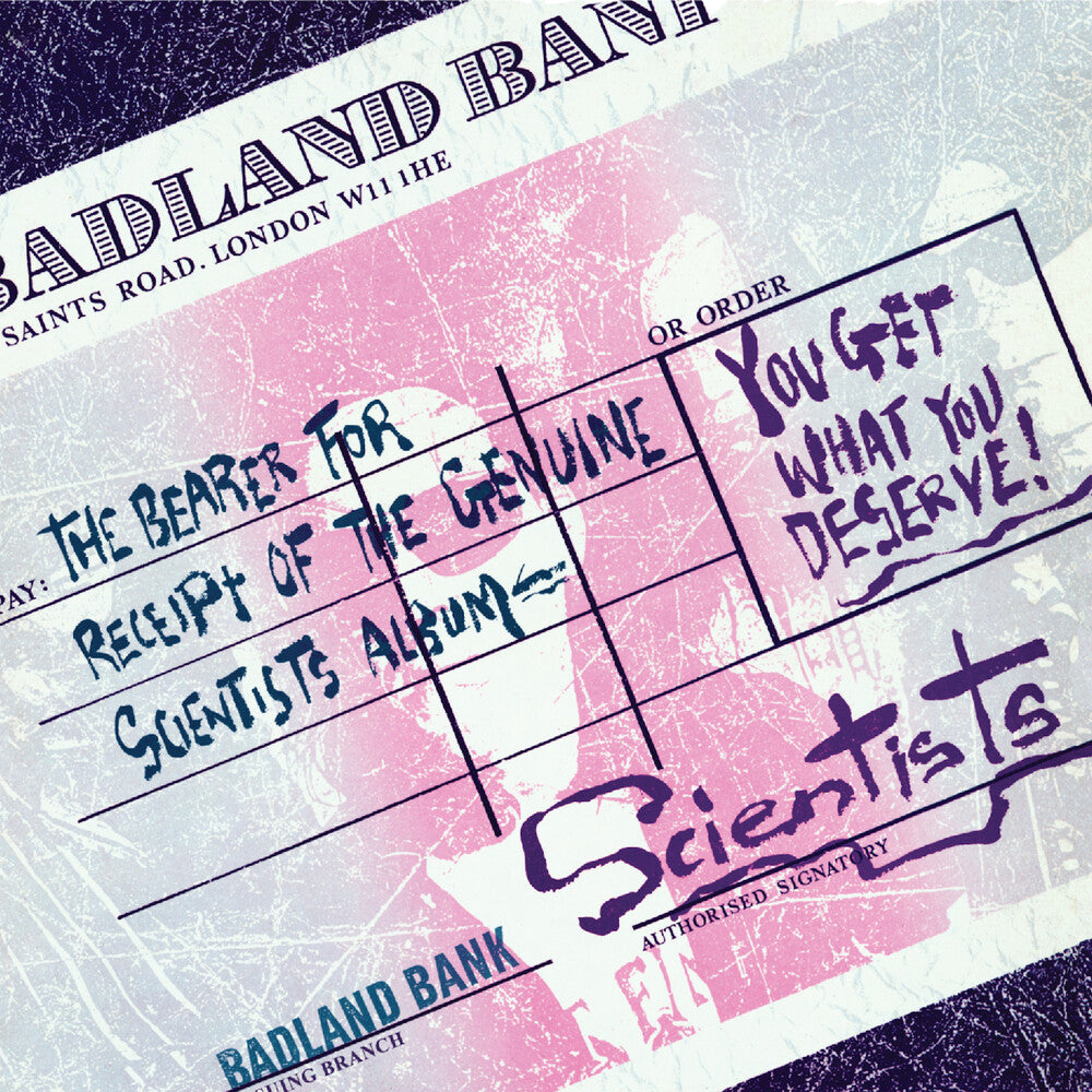 the album cover for Scientists - You Get What You Deserve