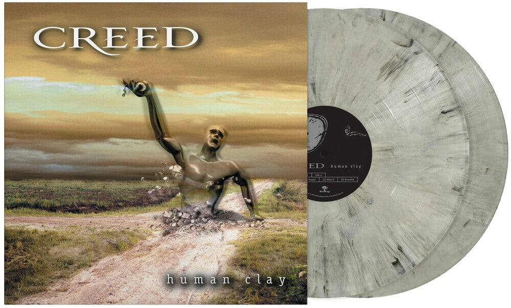 the album cover for Creed - Human Clay - (Deluxe Edition) (25th Anniversary) [2 Grey Smoke vinyl Limited Edition]