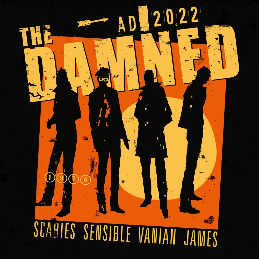 the album cover for The Damned - AD 2022 - Live in Manchester [2CD+DVD ]