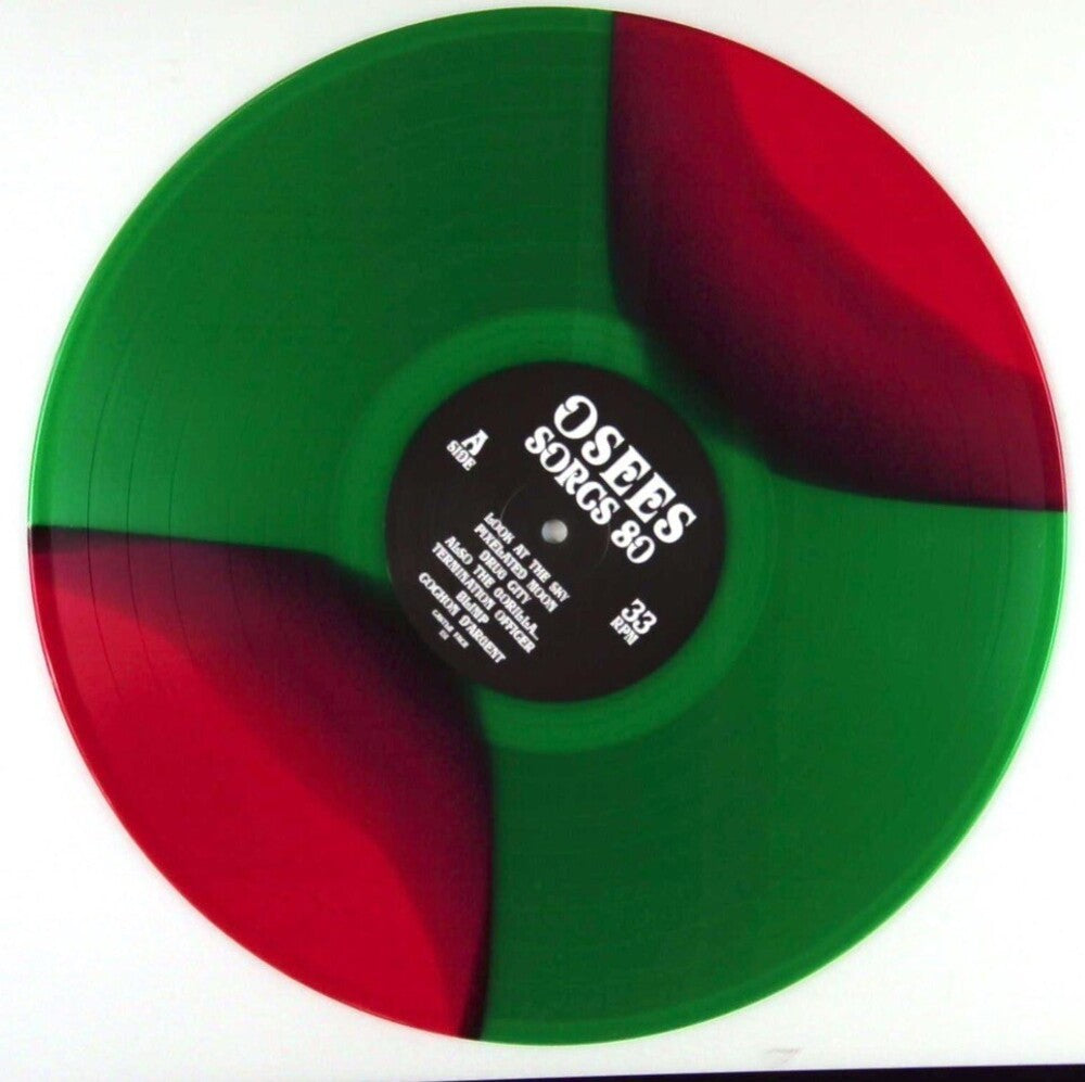 the album cover for Osees - Sorcs 80 [Limited Kelly Green & Magenta Blob Edition] 