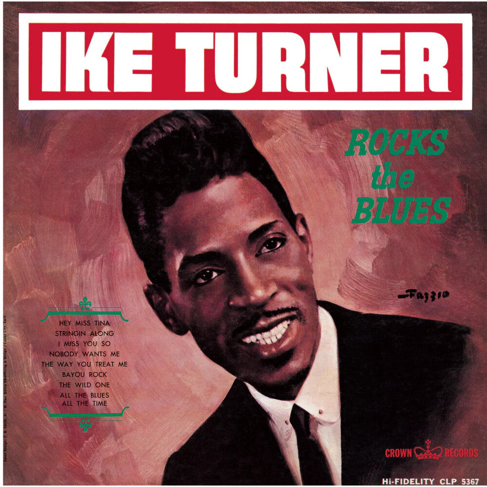 the album cover for Ike Turner - Rock The Blues