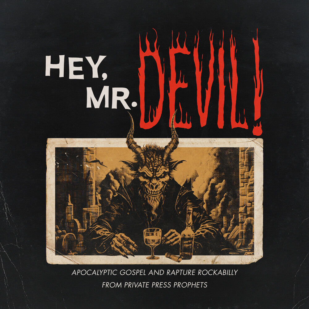 the album cover for Mr Devil Apocalyptic Gospel & Rapture / Various - Mr Devil Apocalyptic Gospel & Rapture / Various