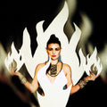 the album cover for Geneva Jacuzzi - Triple Fire (Blk) [Colored Vinyl] (Wht)