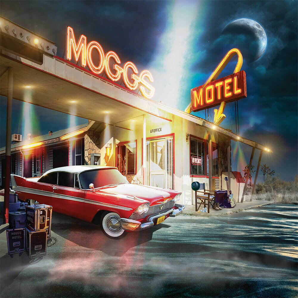 the album cover for Phil Mogg - Mogg's Motel - Red (Bonus Track) [Colored Vinyl] (Red)