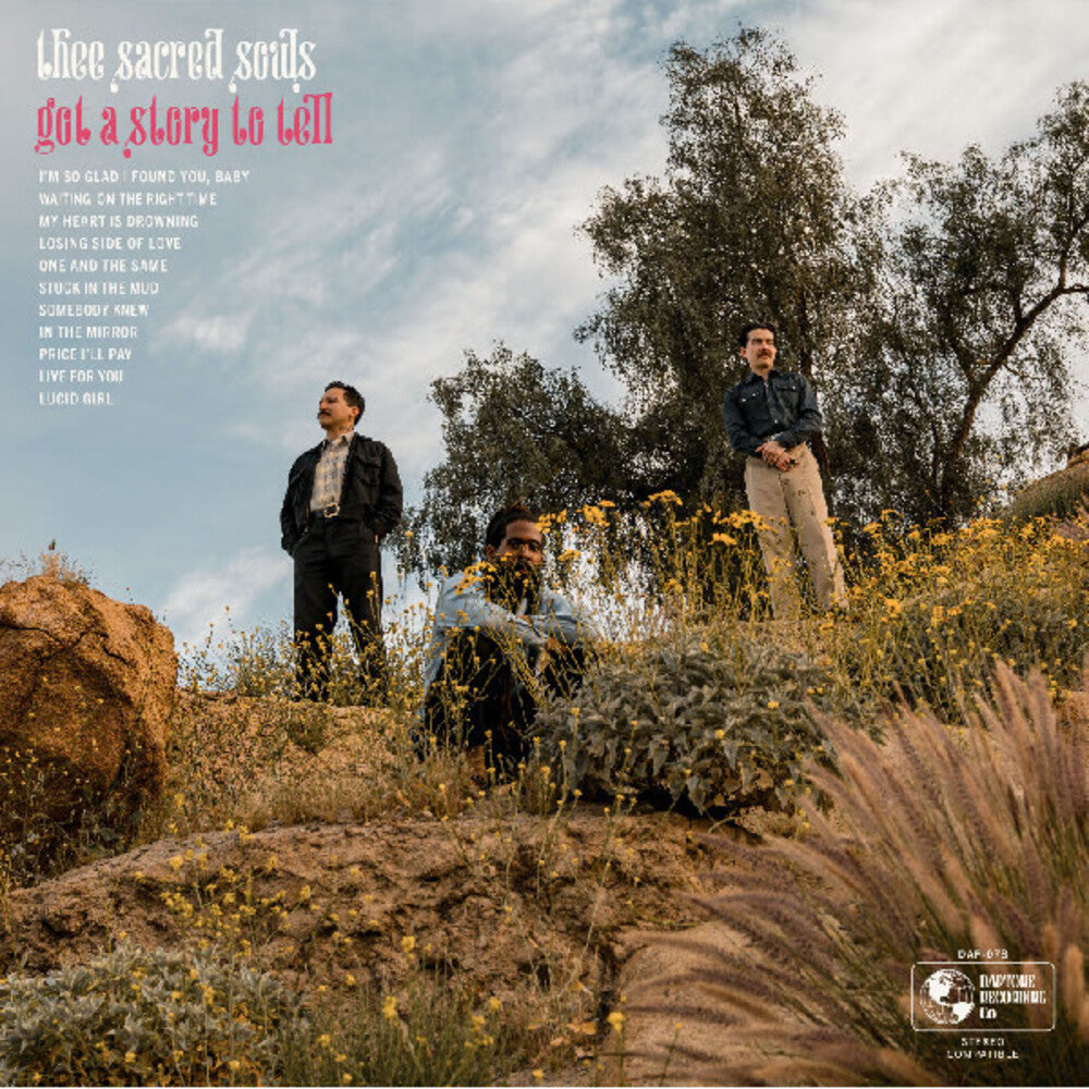 the album cover for Thee Sacred Souls - Got A Story To Tell [Magenta Vinyl]