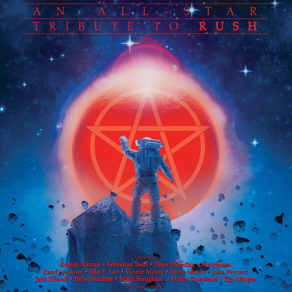the album cover for All-Star Tribute To Rush / Various (Colv) (Red) - All-Star Tribute To Rush / Various [Colored Vinyl] (Red)