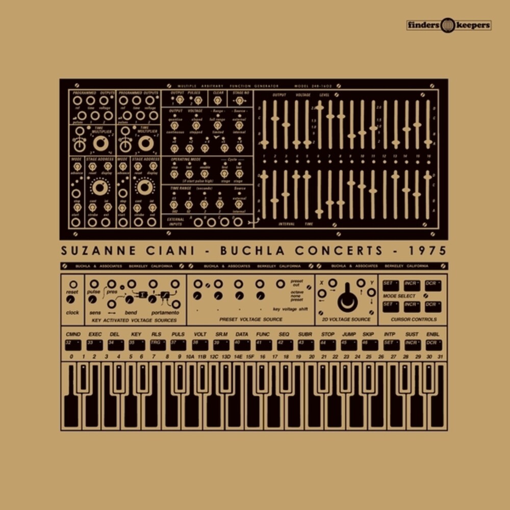 the album cover for Suzanne Ciani - Buchla Concerts 1975 (2024 Version)