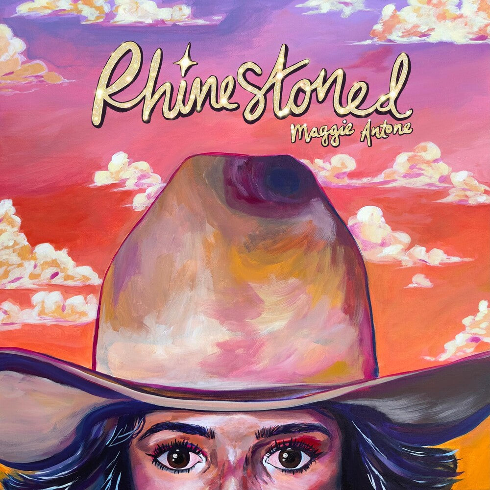 the album cover for Maggie Antone - Rhinestoned [CD]