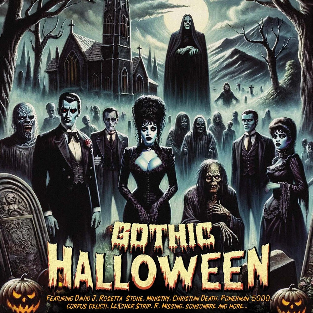 the album cover for Gothic Halloween / Various - Gothic Halloween / Various [Colored Vinyl]