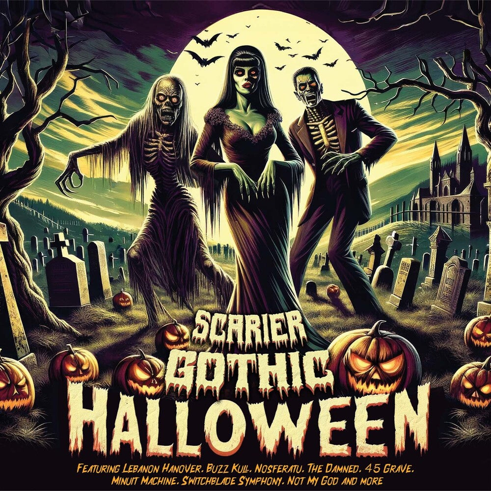 the album cover for Scarier Gothic Halloween / Various - Scarier Gothic Halloween / Various [Colored Vinyl]