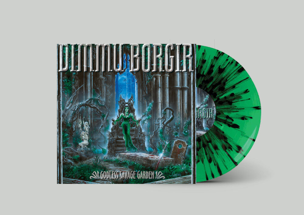 the album cover for Dimmu Borgir - Godless Savage Garden (Blk) [Colored Vinyl] (Grn) (Aus)