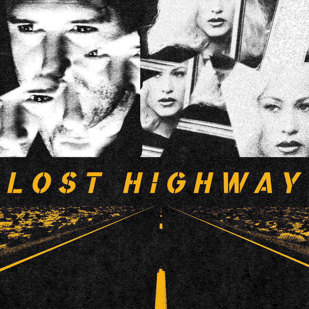 the album cover for Lost Highway: 25th Anniversary - O.S.T. (Colv) - Lost Highway: 25th Anniversary - O.S.T. [Colored Vinyl]
