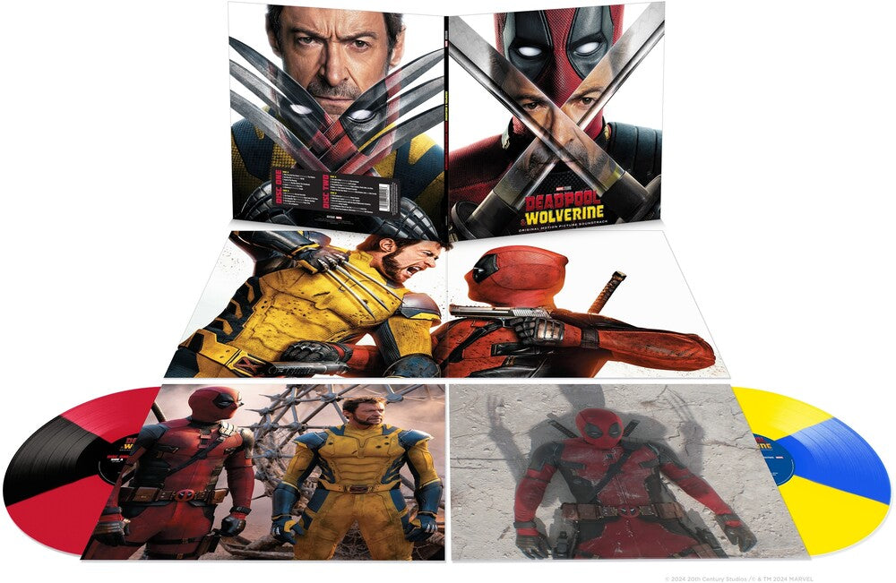 the album cover for Deadpool & Wolverine / O.S.T. (Colv) - Deadpool & Wolverine / O.S.T. [Colored Vinyl]