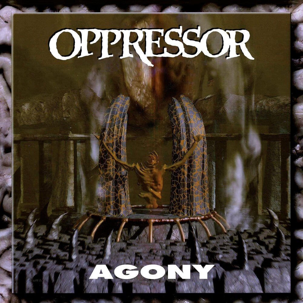 the album cover for Oppressor - Agony