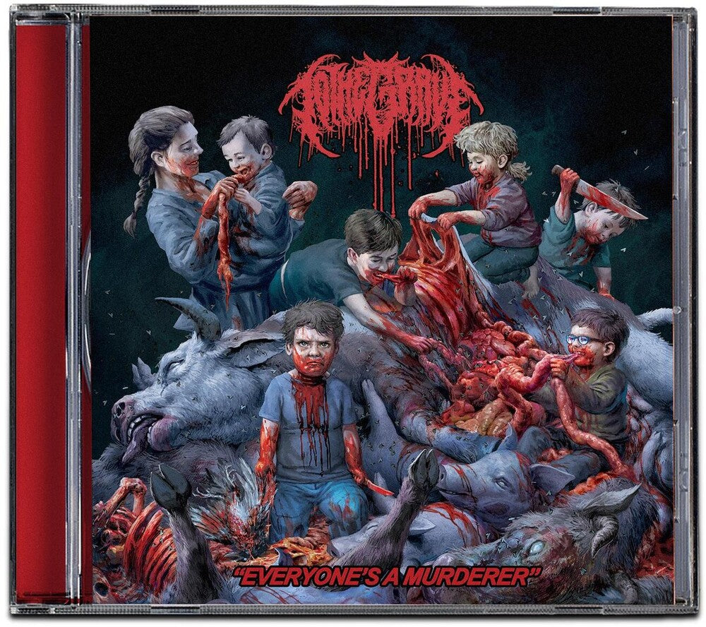 the album cover for To The Grave - Everyone's A Murderer [CD]