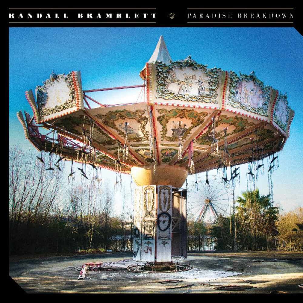 the album cover for Randall Bramblett - Paradise Breakdown (Blue) [Colored Vinyl] (Auto)