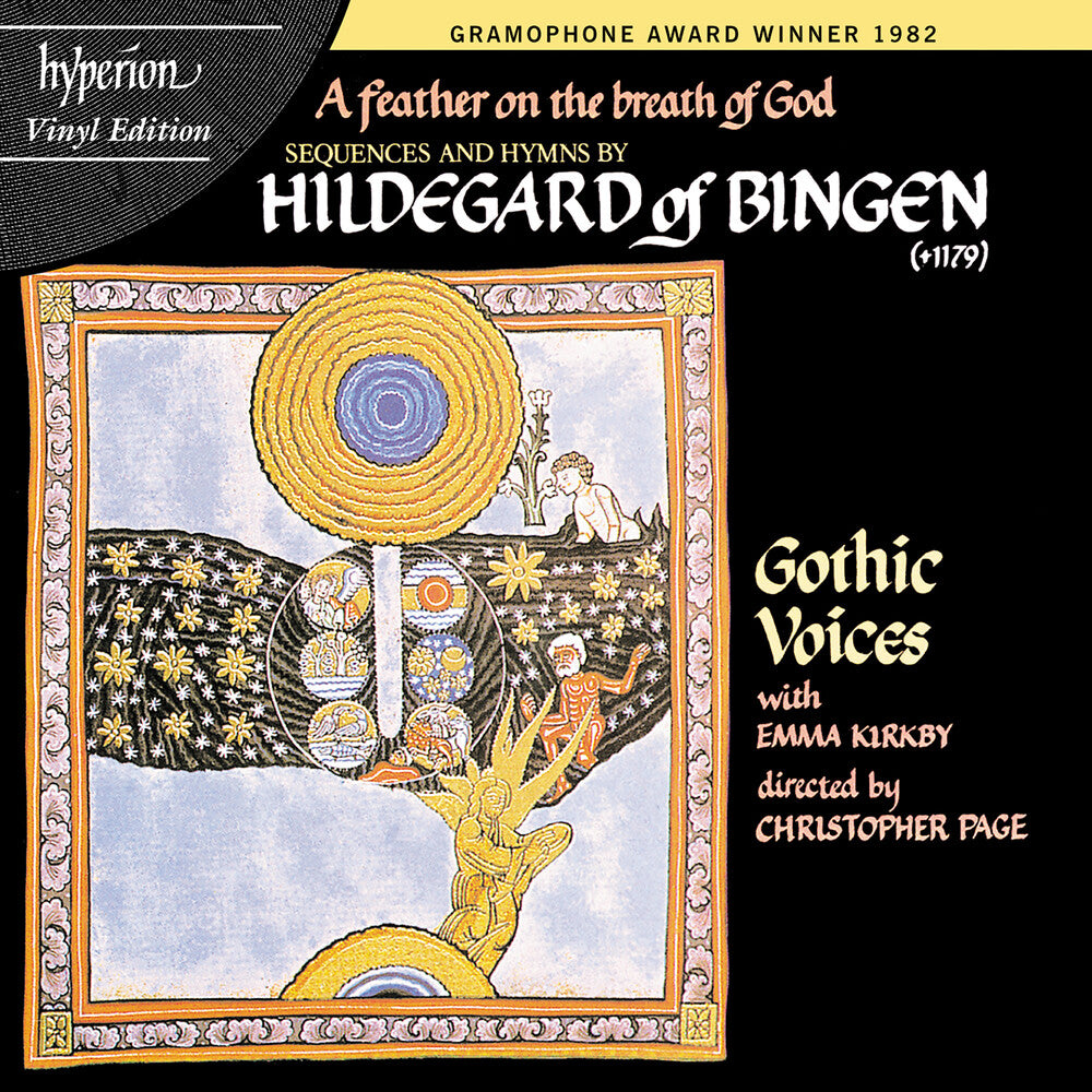 the album cover for Gothic Voices / Christopher Page - Hildegard Of Bingen: Feather On The Breath Of God