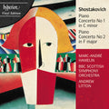 the album cover for Marc Hamelin -Andre - Shostakovich: Piano Concertos [Reissue]