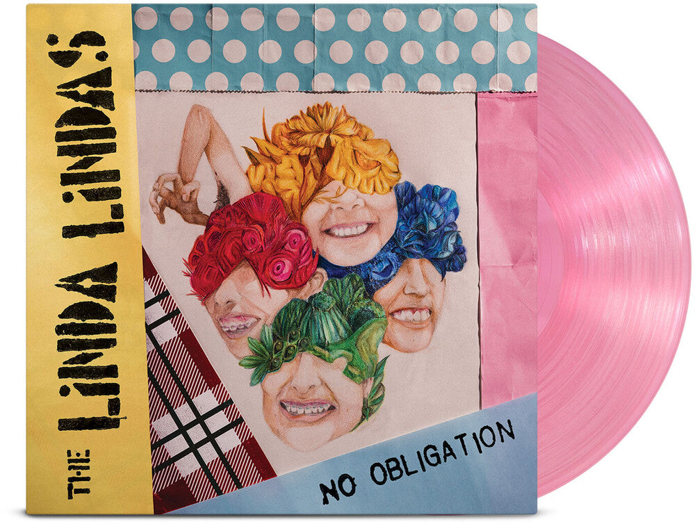 the album cover for Linda Lindas - No Obligation [Indie Exclusive Translucent Pink LP]