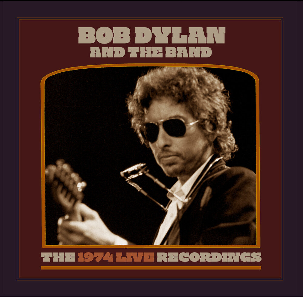 the album cover for Bob Dylan - The 1974 Live Recordings [27 CD Box Set]