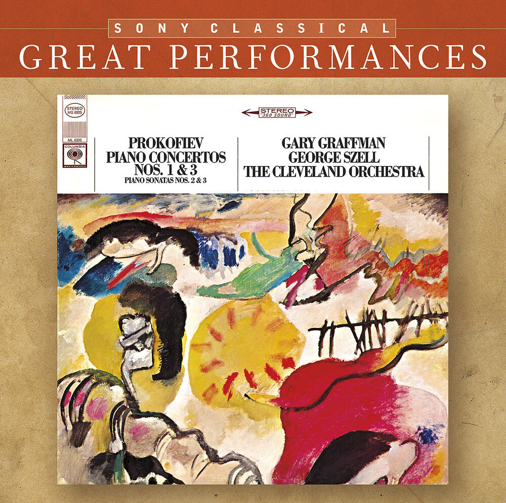 the album cover for Gary Graffman - Piano Ctos 1 & 3 / Piano Sonatas 2 & 3