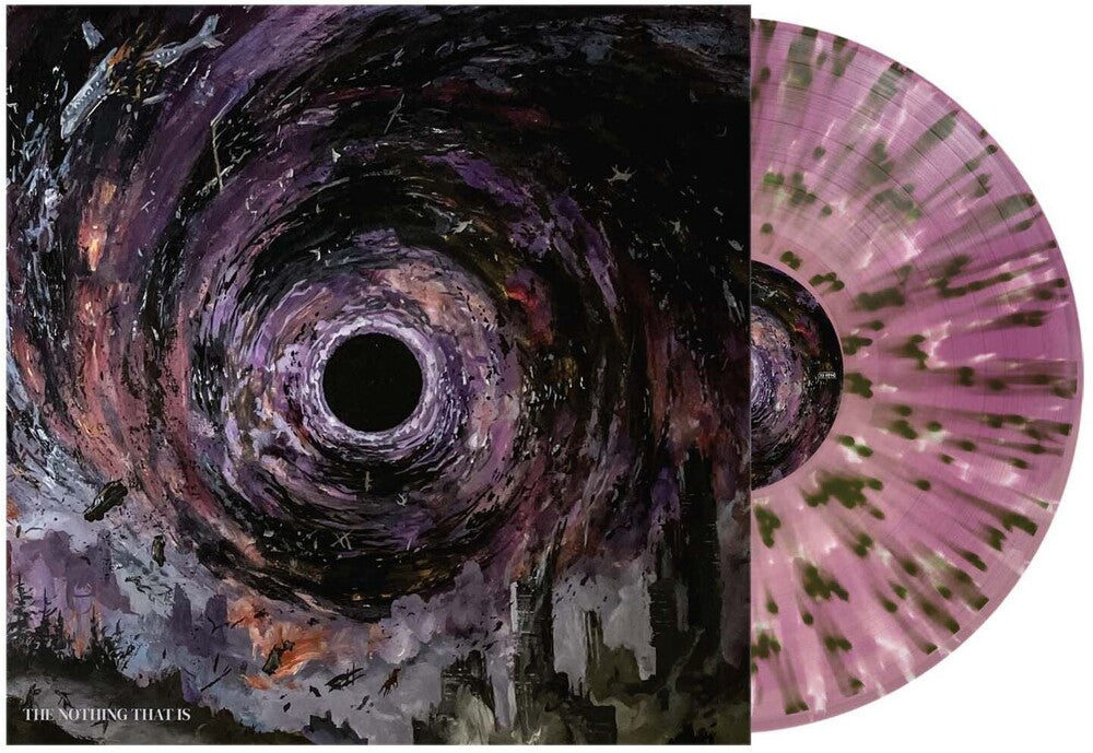 the album cover for Fit For An Autopsy - Nothing That Is [Indie Exclusive] Pink Swirl [Colored Vinyl] (Gate)