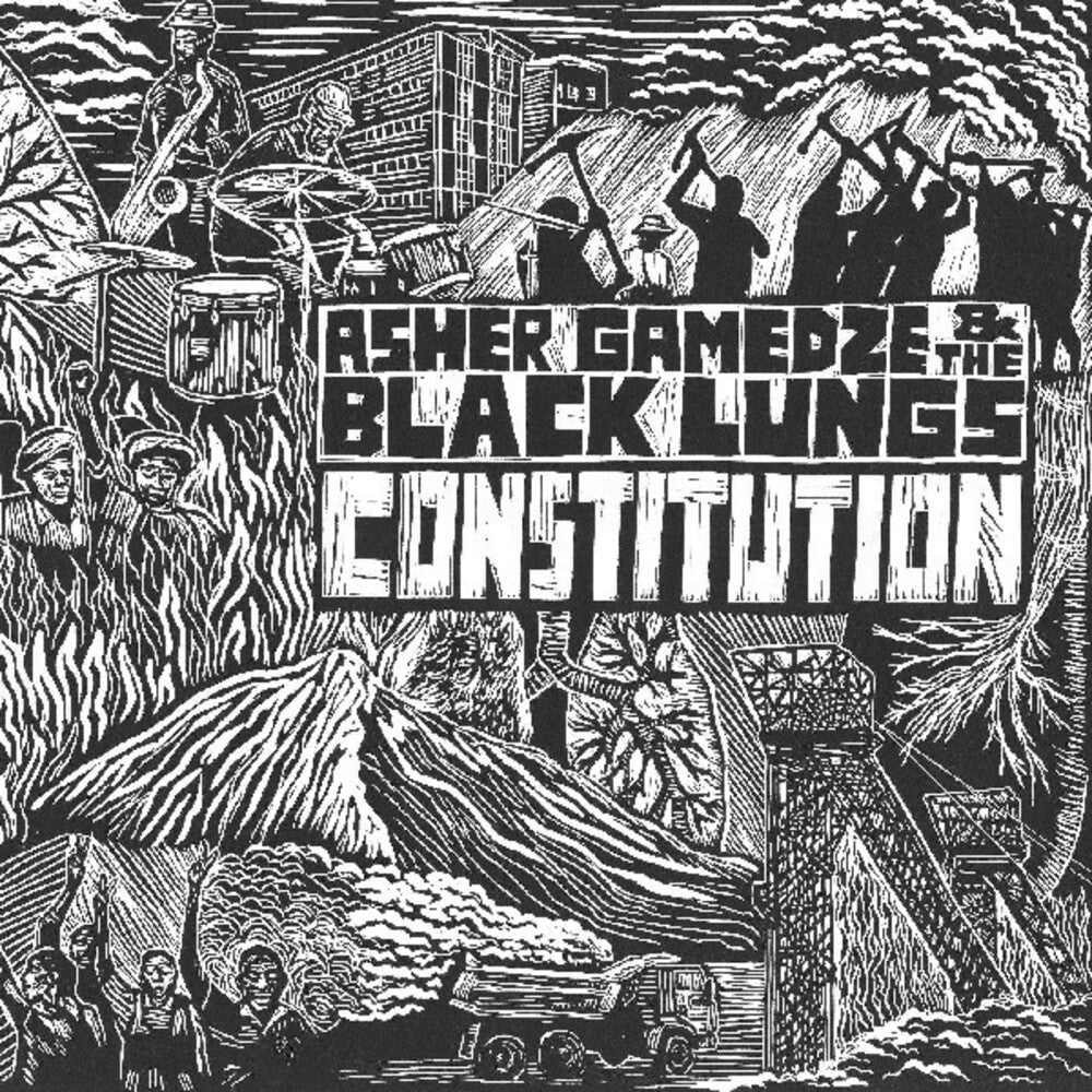 the album cover for Asher Gamedze  & The Black Lungs - Constitution [Digipak]