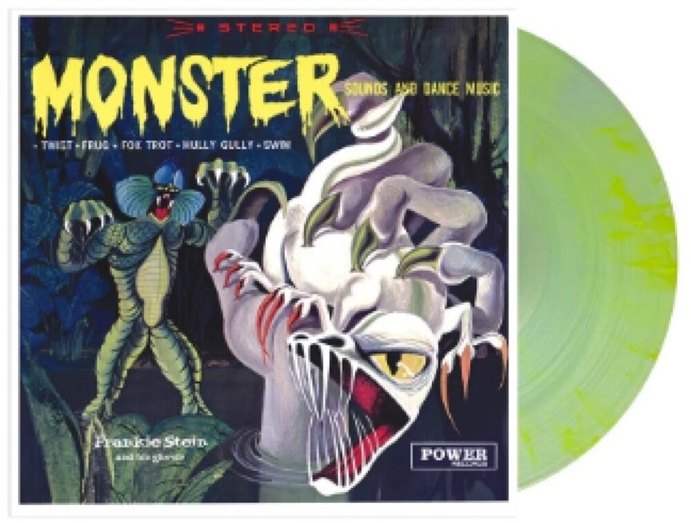 the album cover for Frankie Stein  & His Ghouls - Monster Sounds And Dance Music [Clear Vinyl] [Limited Edition] (Ylw)